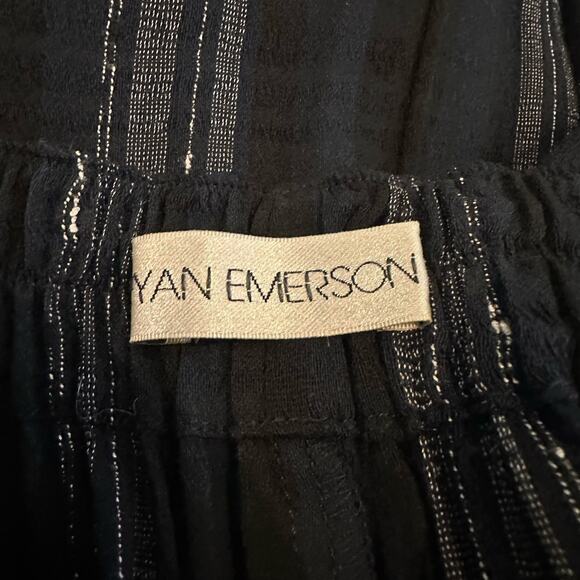 Bryan Emerson Blue & Black Lightweight Wool Blend Modest Maxi Skirt One Size S-L - Picture 6 of 11